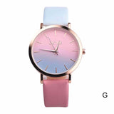 Retro Rainbow Design Women Dress Watch