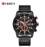 CURREN Luxury Brand Men Analog Leather Sports Watches