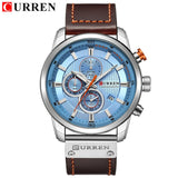 CURREN Luxury Brand Men Analog Digital Leather Sports Watches