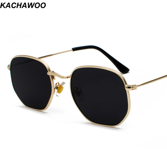 Kachawoo Vintage Gold Men Women Sunglasses