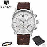 BENYAR Luxury Brand Quartz Sport Watches Mens