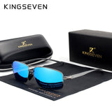 KINGSEVEN Vintage Designer Men Polarized Sunglasses