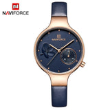 NAVIFORCE Women Fashion Blue Quartz Watch