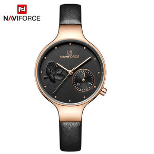 NAVIFORCE Women Fashion Blue Quartz Watch