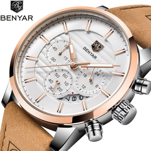 Benyar Men Luxury Brand Chronograph Men