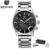 Benyar Men Luxury Brand Chronograph Men