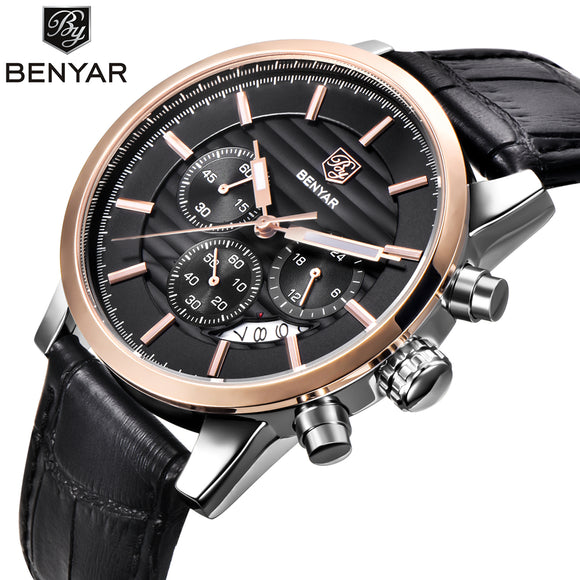 BENYAR Fashion Chronograph Sport Mens Watches