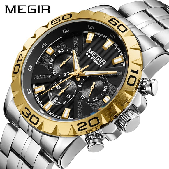 MEGIR Chronograph Quartz Business Watch