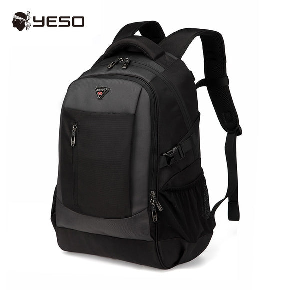 YESO New Large Capacity Black Laptop Backpack