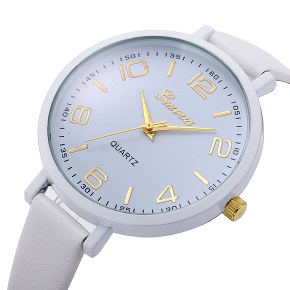 Geneva Luxury Brand Ladies Dress Women Wrist Watch