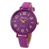 Geneva Luxury Brand Ladies Dress Women Wrist Watch