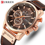 CURREN Luxury Brand Men Analog Leather Sports Watches