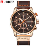 CURREN Luxury Brand Men Analog Digital Leather Sports Watches