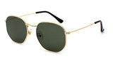 Kachawoo Vintage Gold Men Women Sunglasses