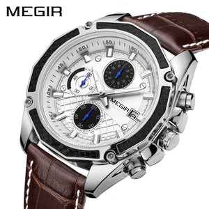 MEGIR Official Quartz Men Watches